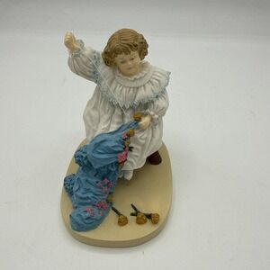 Maud Humphrey Bogart The Seamstress Heirloom Tradition Victorian Girl Figurine